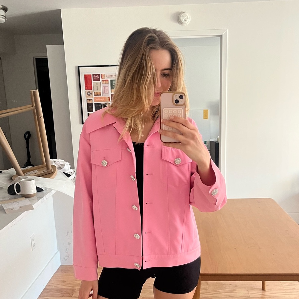 LPA Embellished Jacket in Pink!